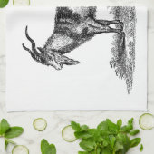 Illustratie van  binnenlandse geiten - geiten van  theedoek (Gevouwen)