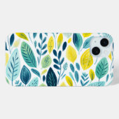 Illustratie van bladvormen en -kleuren Case-Mate iPhone case (Achterkant (horizontaal))