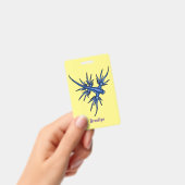Illustratie van blauwe draak zeeslak badge (Handheld)