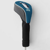 Illustratie van blauwevoetvogel-zeevogel golfheadcover (Schuin)