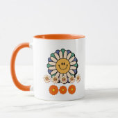 Illustratie van bloemen mok (Links)