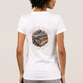 illustratie van BMW Car Engine T-shirt (Achterkant)