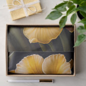 Illustratie van bodemgele bloemen groot tissuepapier (Geschenk)