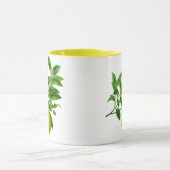  illustratie van botanische lemon mok (Midden)