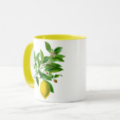  illustratie van botanische lemon mok (Voorkant links)