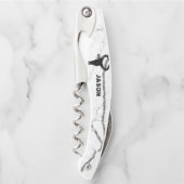 Illustratie van Bull Skull Kurkentrekker (Voorkant)