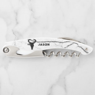 Illustratie van Bull Skull Kurkentrekker