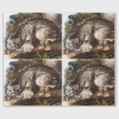 Illustratie van Canada Lynx (Lynx Canadensis) Cadeaupapier (Vlak)