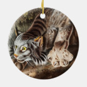 Illustratie van Canada Lynx (Lynx Canadensis) Keramisch Ornament (Achterkant)