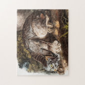 Illustratie van Canada Lynx (Lynx Canadensis) Legpuzzel (Verticaal)