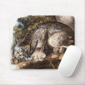 Illustratie van Canada Lynx (Lynx Canadensis) Muismat (Met muis)