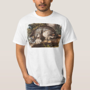 Illustratie van Canada Lynx (Lynx Canadensis) T-shirt