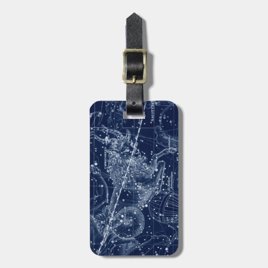 Illustratie van Capricorn Zodiac Sign  Bagagelabel (Voorkant verticaal)