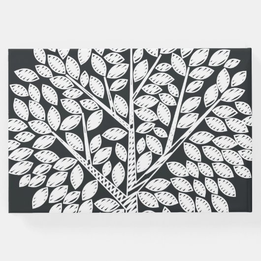 Illustratie van Chalkboard-structuur Wedding Gastenboek (Achterkant)