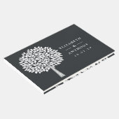Illustratie van Chalkboard-structuur Wedding Gastenboek (Hoek)