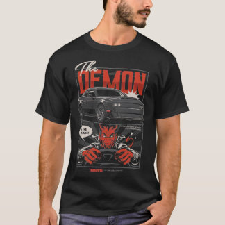 Illustratie van Challenger Demon Automotive Car T-shirt