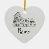 Illustratie van Colosseum Rome Italië Keramisch Ornament (Voorkant)