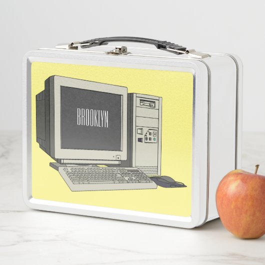 Illustratie van computercartoon (In situ)