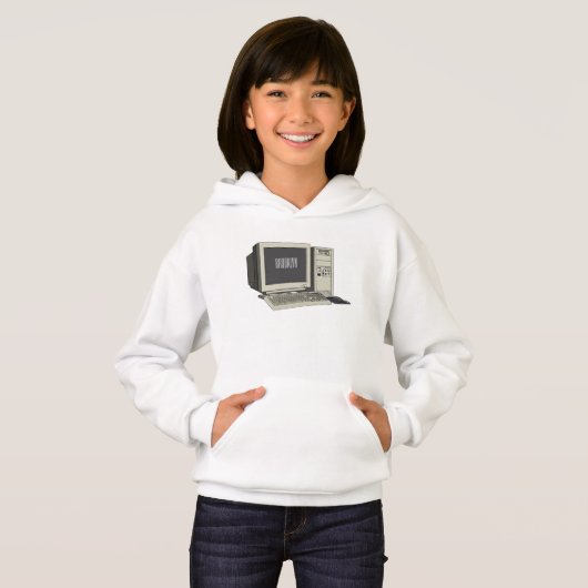 Illustratie van computercartoon (Voorkant volledig)