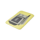 Illustratie van computercartoon badmat (Gekanteld)