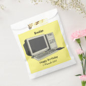 Illustratie van computercartoon bedankzakje (Gezegeld)