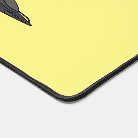 Illustratie van computercartoon bureaumat (Hoek)