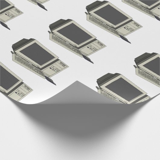 Illustratie van computercartoon cadeaupapier (Hoek)