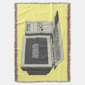 Illustratie van computercartoon deken (Voorkant Verticaal)