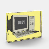 Illustratie van computercartoon fotoblokken (Links)