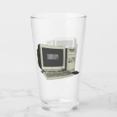 Illustratie van computercartoon glas (Voorkant)