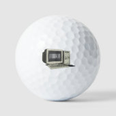 Illustratie van computercartoon golfballen (Voorkant)