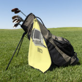 Illustratie van computercartoon golfhanddoek (Groen)