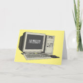 Illustratie van computercartoon kaart (Voorkant)