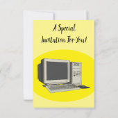 Illustratie van computercartoon kaart (Achterkant)