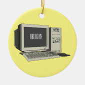 Illustratie van computercartoon keramisch ornament (Voorkant)