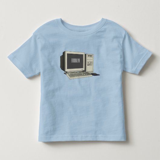 Illustratie van computercartoon kinder shirts (Voorkant)