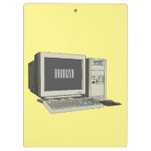 Illustratie van computercartoon klembord (Achterkant)