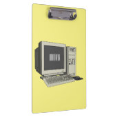 Illustratie van computercartoon klembord (Rechts)