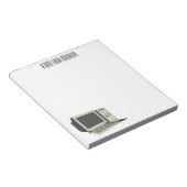 Illustratie van computercartoon notitieblok (Schuin)