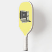 Illustratie van computercartoon pickleball paddle (Links)