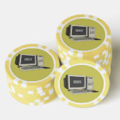 Illustratie van computercartoon poker chips (Opstapeling)