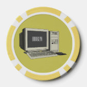 Illustratie van computercartoon poker chips (Achterkant)