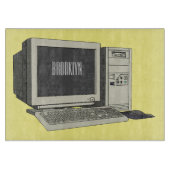 Illustratie van computercartoon snijplank (Voorkant)