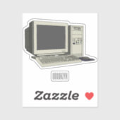 Illustratie van computercartoon sticker (Vel)