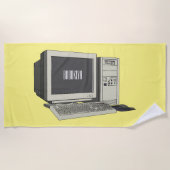 Illustratie van computercartoon strandlaken (Voorkant)