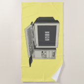 Illustratie van computercartoon strandlaken (Voorkant)