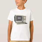 Illustratie van computercartoon t-shirt (Voorkant)