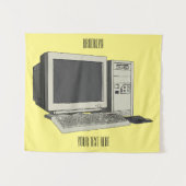 Illustratie van computercartoon wandkleed (Voorkant (horizontaal))