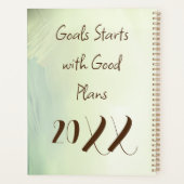 Illustratie van Cool Panda Planner (Achterkant)