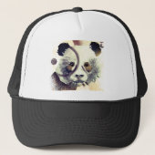 Illustratie van Cool Panda Trucker Pet (Voorkant)